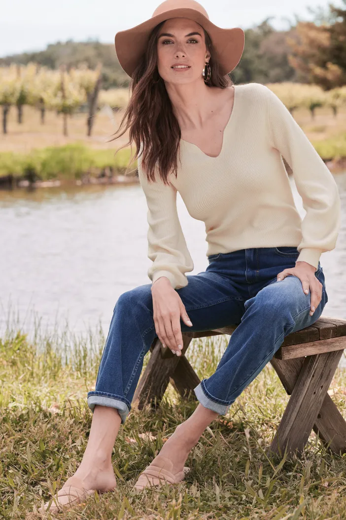 Soft Surroundings Jeans|Ultimate Denim Straight Leg Jeans