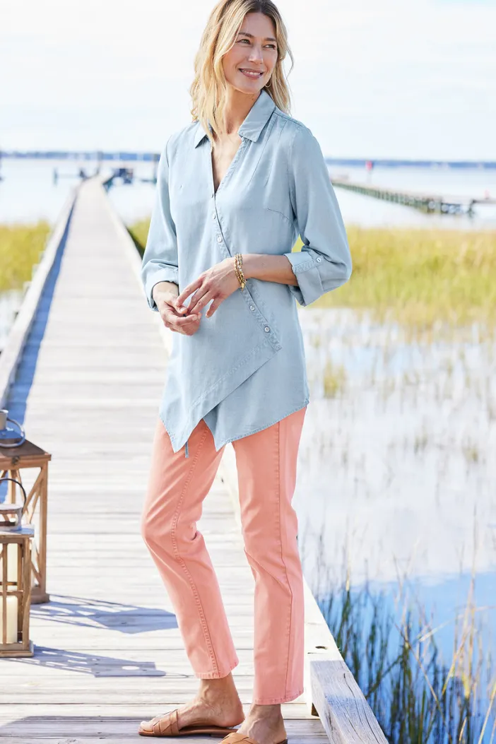 Soft Surroundings Jeans|Ultimate Denim Straight Leg Jeans