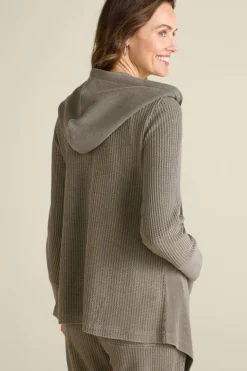 Soft Surroundings Toppers|Jackets & Coats|Vala Waffle Topper DustyOlive