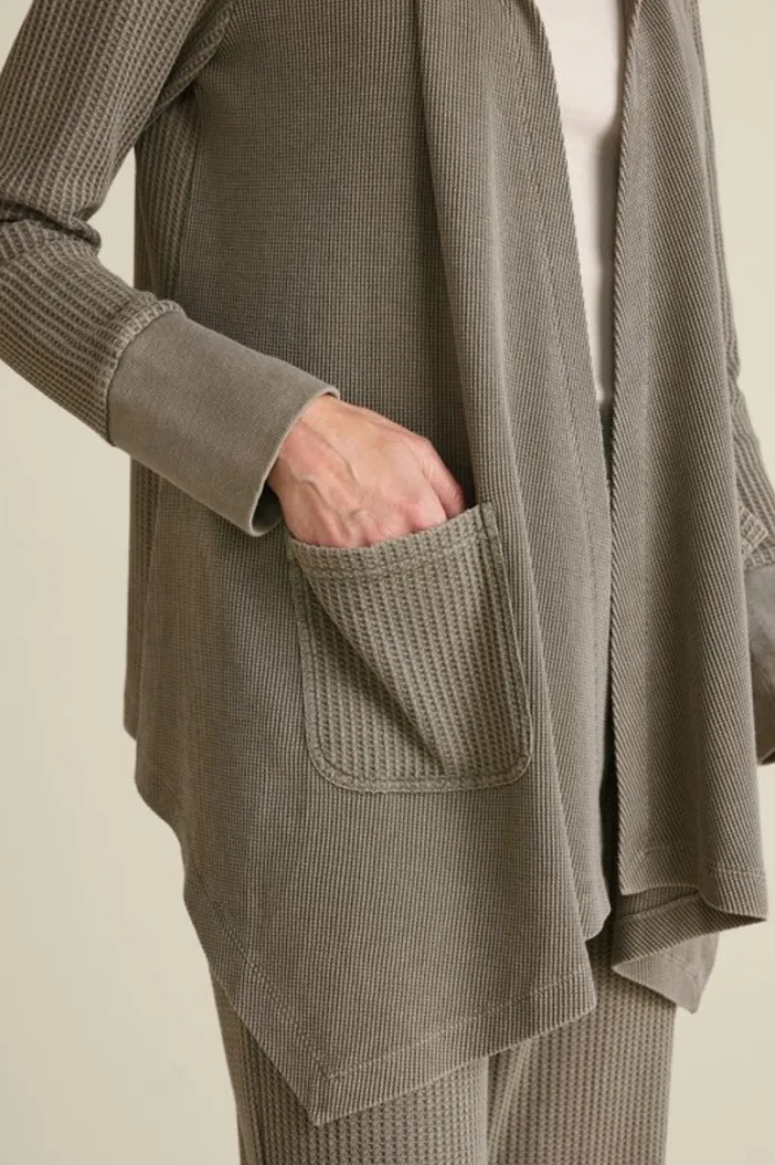 Soft Surroundings Toppers|Jackets & Coats|Vala Waffle Topper DustyOlive