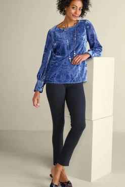 Soft Surroundings Tops|Vanetta Velvet Top