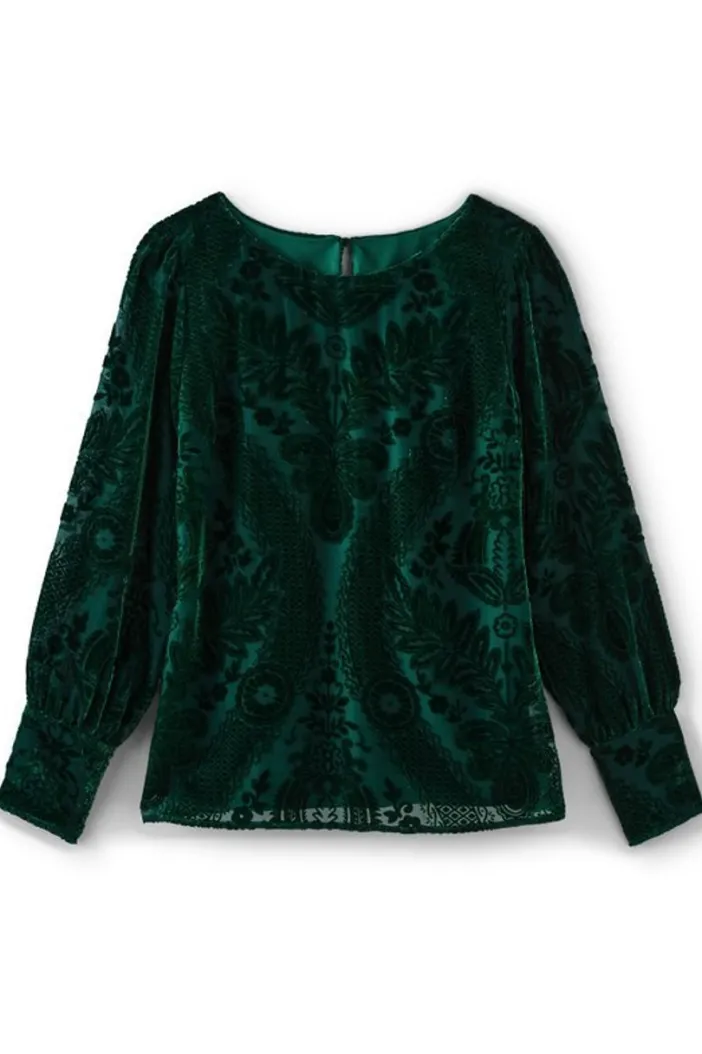 Soft Surroundings Tops|Vanetta Velvet Top