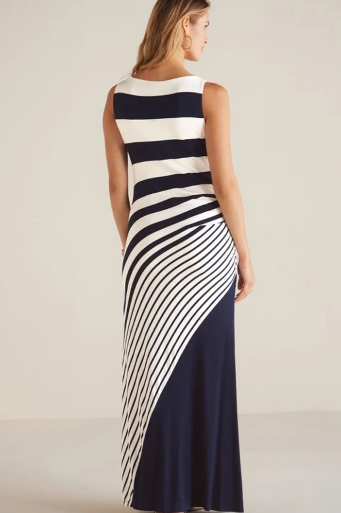 Soft Surroundings Dresses|Vela Infinity Dress Navy/White