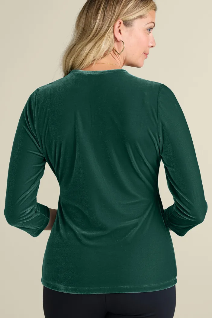 Soft Surroundings Tops|Velvet Alyssa Knit Top
