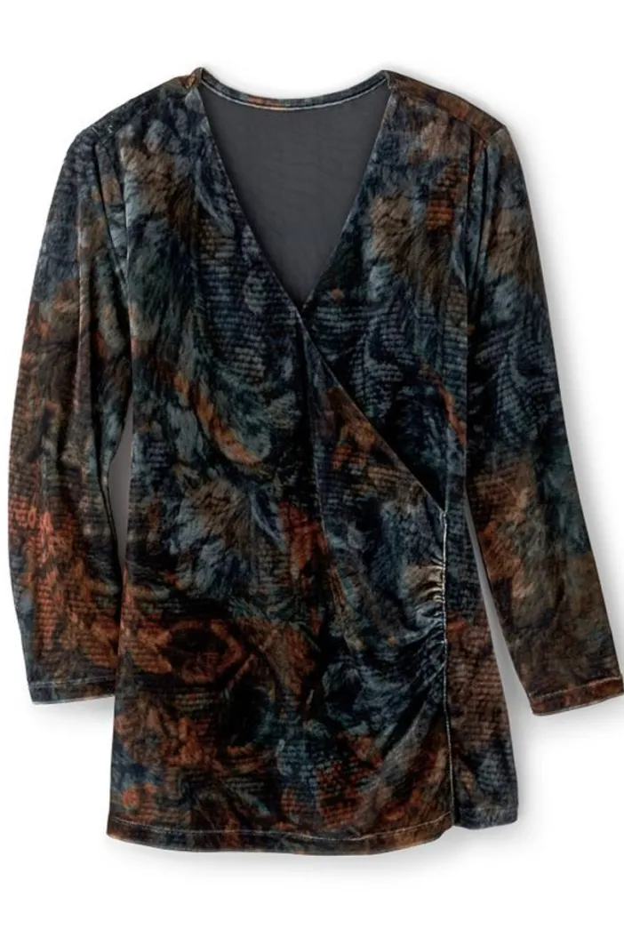Soft Surroundings Tops|Velvet Alyssa Knit Top