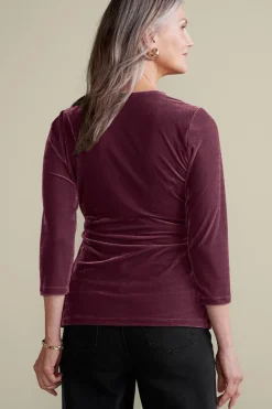 Soft Surroundings Tops|Velvet Alyssa Knit Top