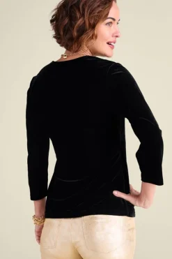 Soft Surroundings Tops|Velvet Alyssa Knit Top