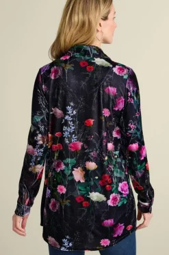Soft Surroundings Tops|Tunics & Leggings|Velvet Boyfriend Tunic Shirt