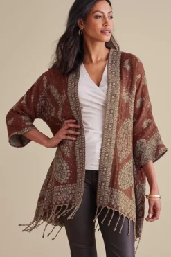 Soft Surroundings Toppers|Jackets & Coats|Versailles Jacquard Topper TapestryMulti