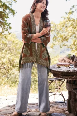 Soft Surroundings Toppers|Jackets & Coats|Versailles Jacquard Topper TapestryMulti
