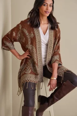 Soft Surroundings Toppers|Jackets & Coats|Versailles Jacquard Topper TapestryMulti
