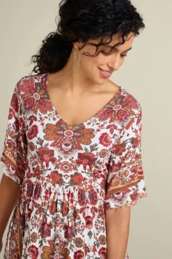 Soft Surroundings Tops|Tunics & Leggings|Vina Short Sleeve Tunic SanFranScarfCream