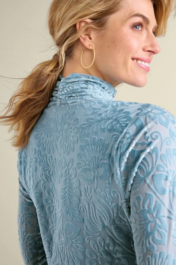 Soft Surroundings Tops|Walden Velvet Turtleneck