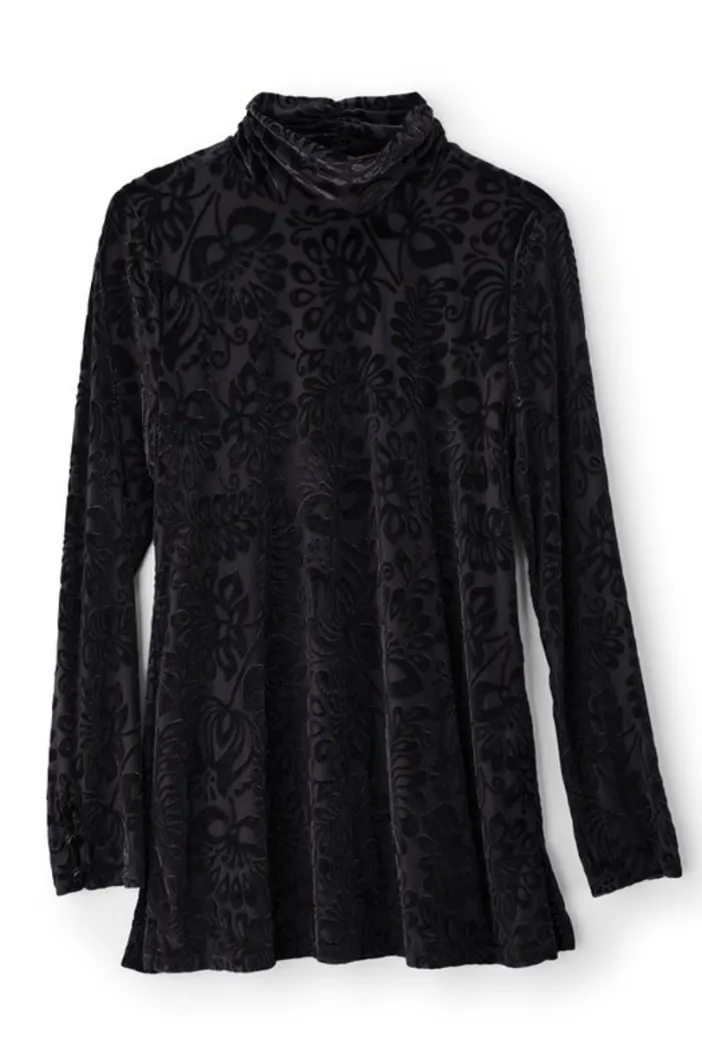 Soft Surroundings Tops|Walden Velvet Turtleneck