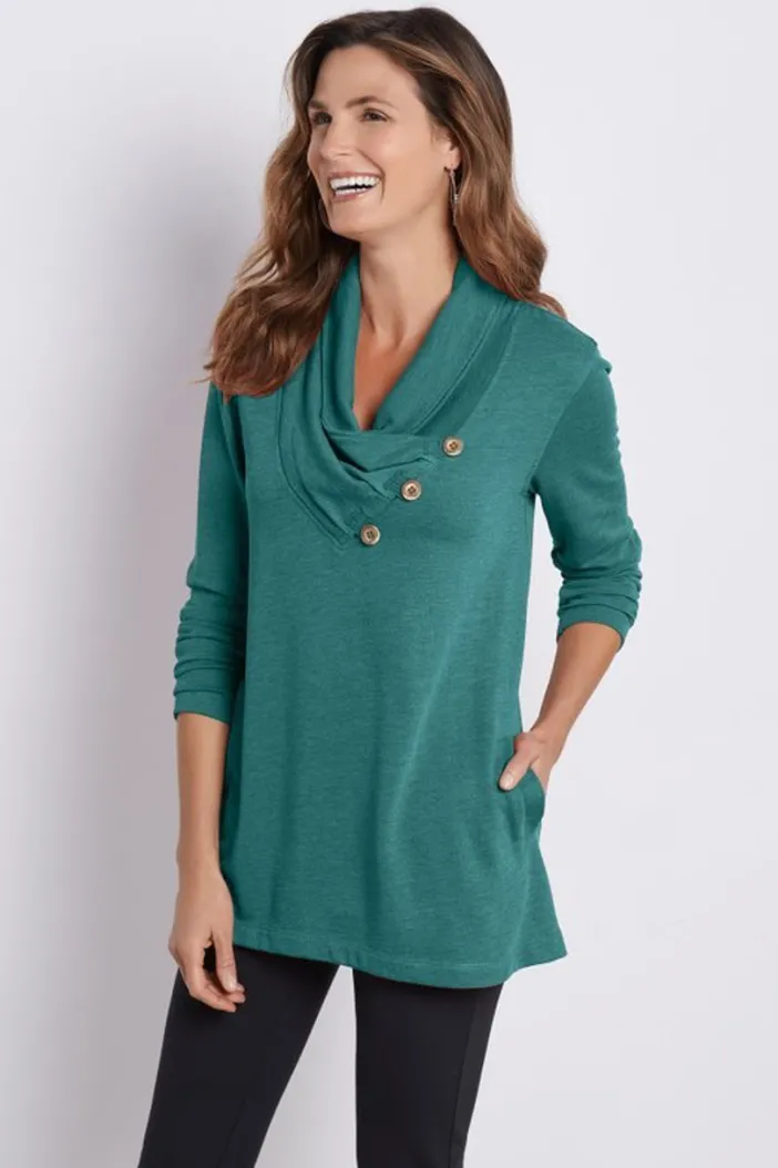 Soft Surroundings Tops|Tunics & Leggings|Westminster Tunic Sweatshirt