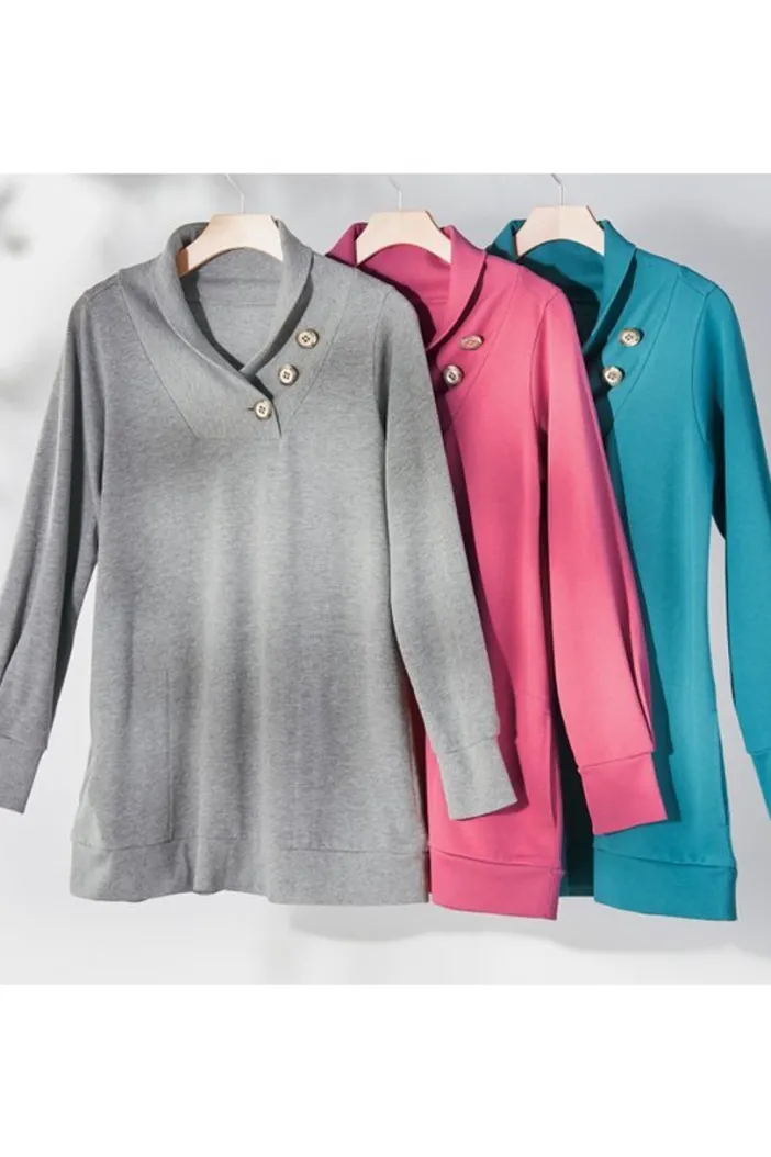 Soft Surroundings Tops|Winifred Pullover Cinnamon