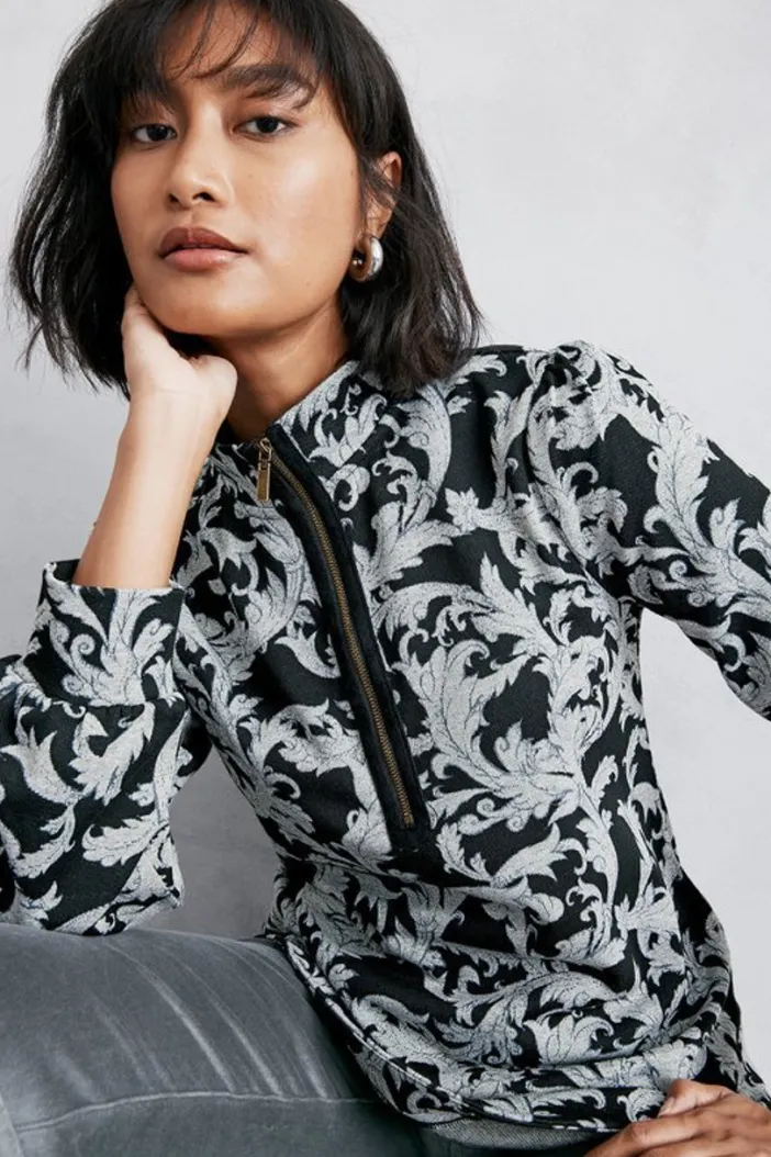 Soft Surroundings Tops|Winona Pullover NeutralScroll