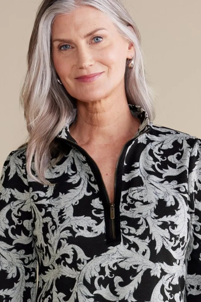 Soft Surroundings Tops|Winona Pullover NeutralScroll