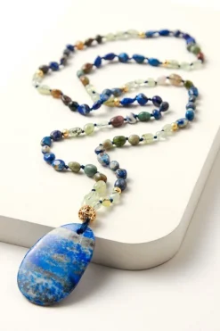 Soft Surroundings Jewelry|Necklaces|Yarra Pendant Necklace Lapis