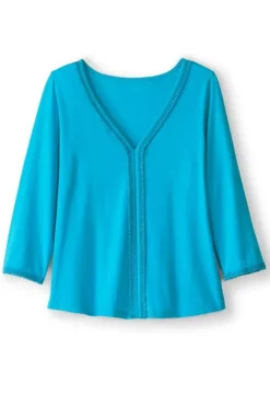 Soft Surroundings Tops|Zoey Tee SunkistCoral