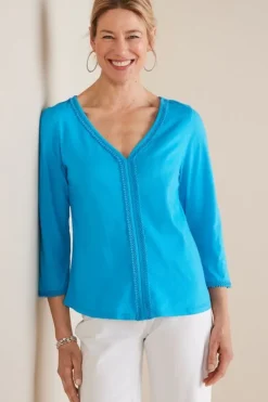 Soft Surroundings Tops|Zoey Tee SunkistCoral