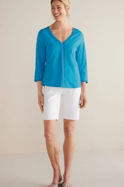 Soft Surroundings Tops|Zoey Tee SunkistCoral