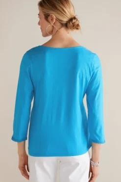 Soft Surroundings Tops|Zoey Tee SunkistCoral