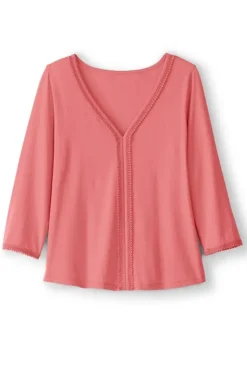 Soft Surroundings Tops|Zoey Tee SunkistCoral